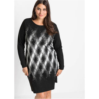 Bodyflirt Black Jersey Dress-Dress-Bodyflirt-18/20-Black-Miss Bella
