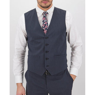 Jacamo Hank Tonic Waistcoat Long Navy UK 40-Waistcoat-Jacamo-40-Miss Bella