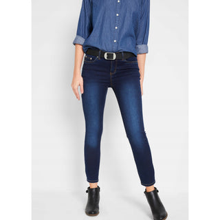 John Baner Shaping Stretch Jeans Leg 28" Dark Blue Denim UK 10-Jeans-John Baner-Miss Bella