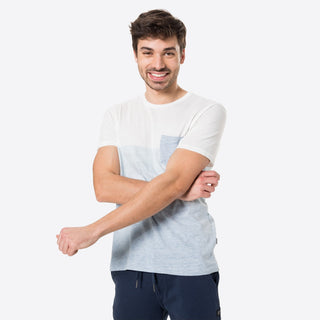 !Solid Porus Men Insignia Blue Pocket T-Shirt-T-Shirt-!Solid-XL-Blue-Miss Bella