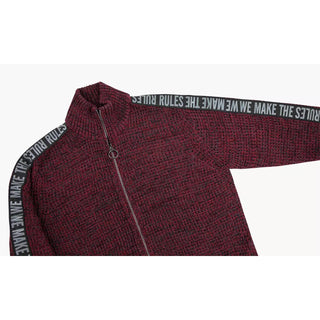 Stitch & Soul Marron Full Zip Cardigan-Cardigan-Stitch & Soul-M-Marron-Miss Bella